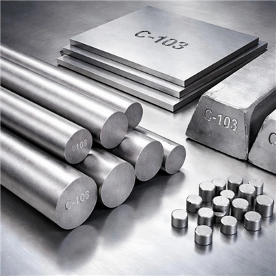 C103 Nb-Hf alyaj baton